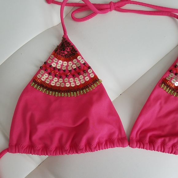 Victoria's Secret Pink Sequin Bikini - Picture 7 of 12